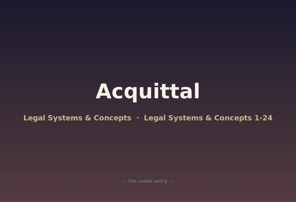 Acquittal