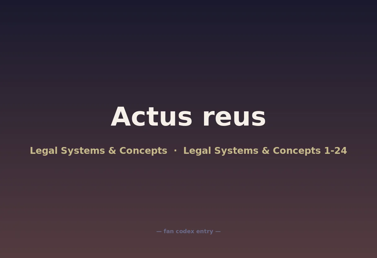 Actus reus