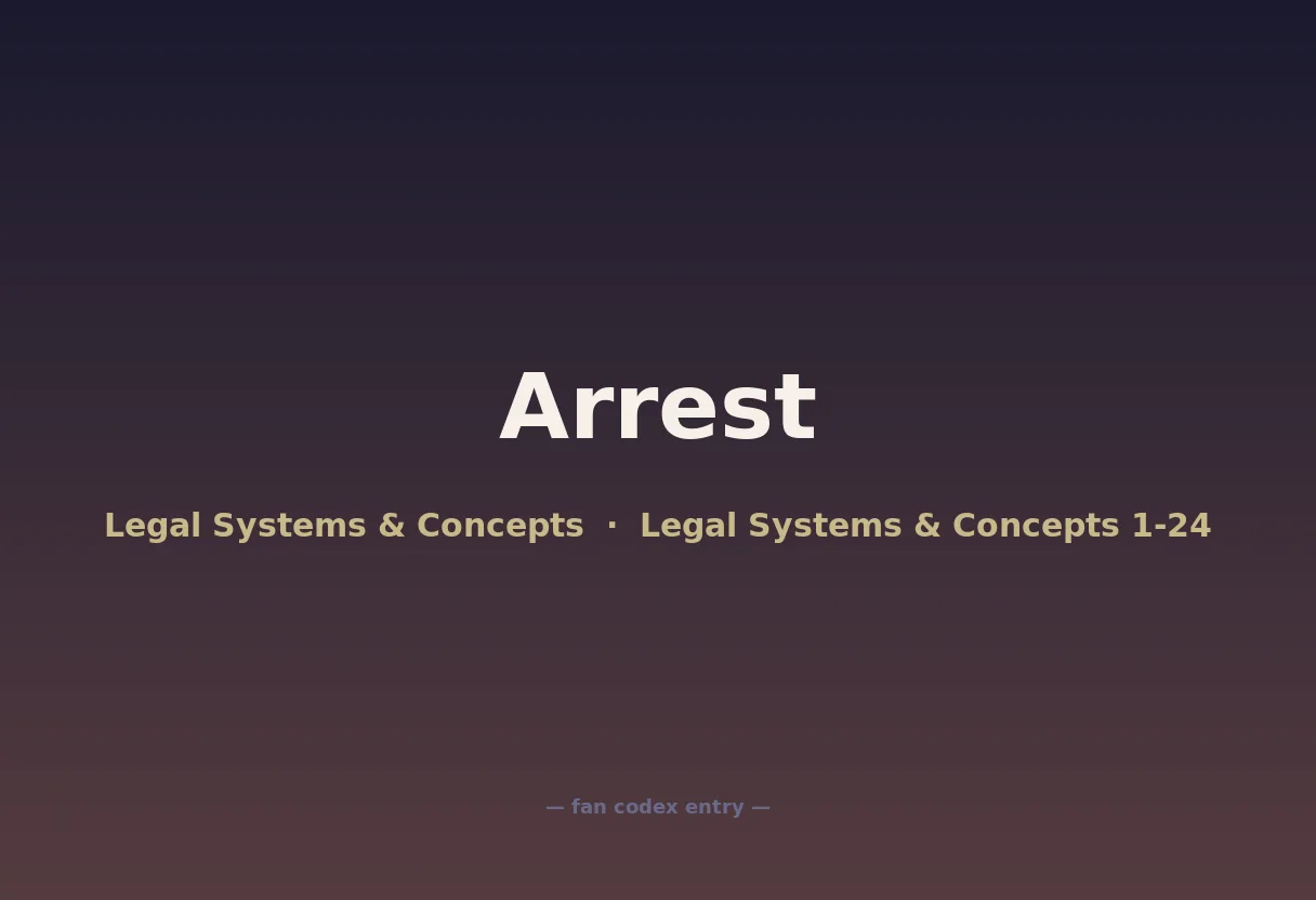 Arrest