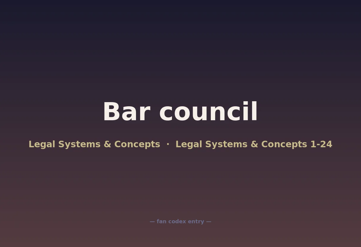 Bar council