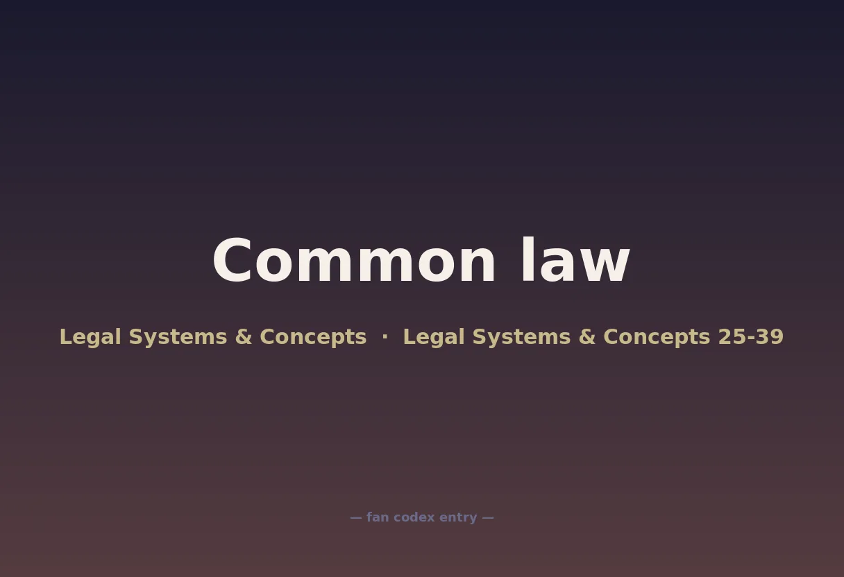 Common law