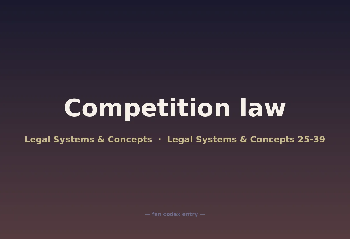 Competition law