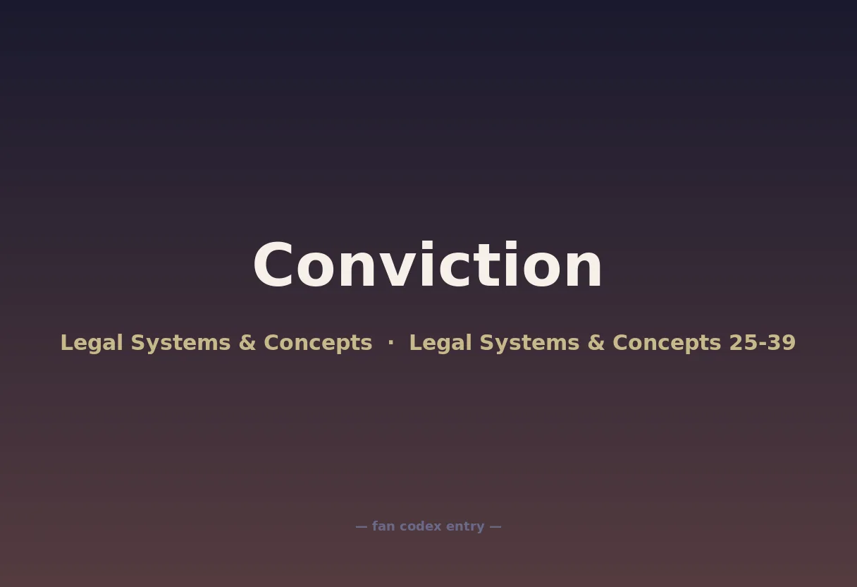 Conviction